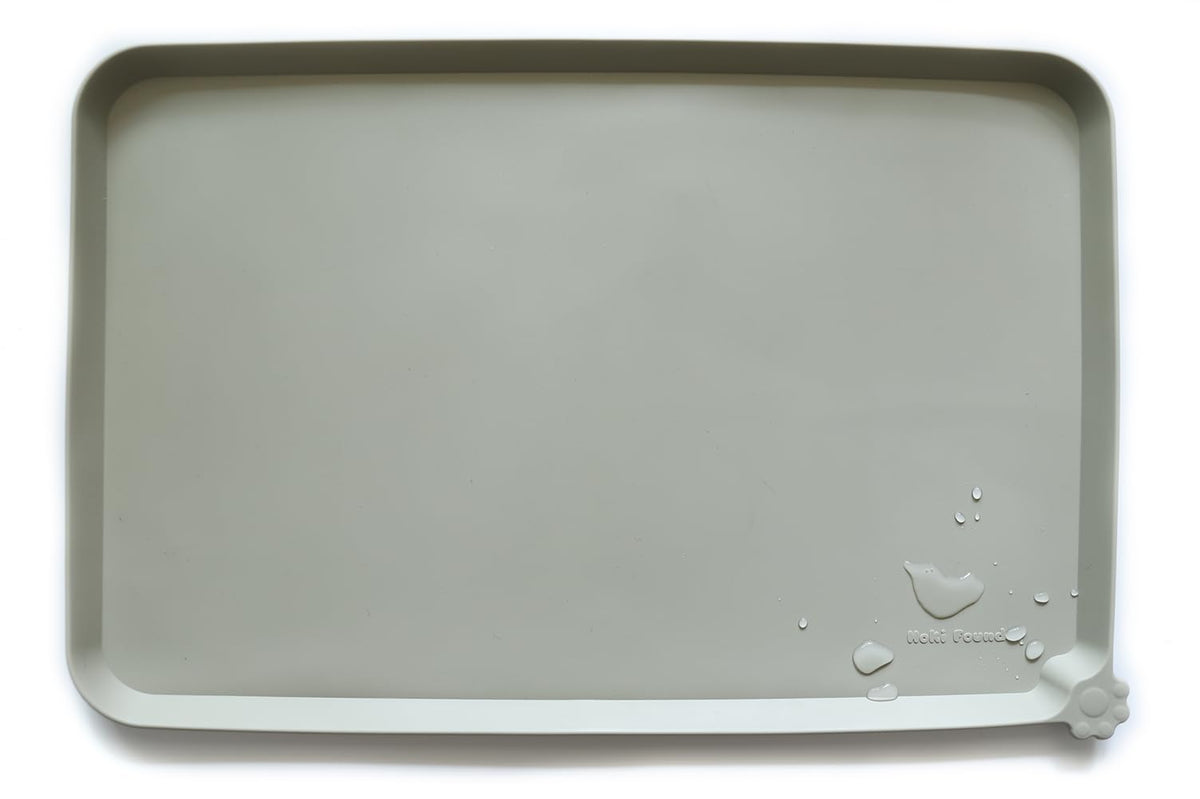 Hoki Found large silicone mat anti-slip design keeps bowls steady