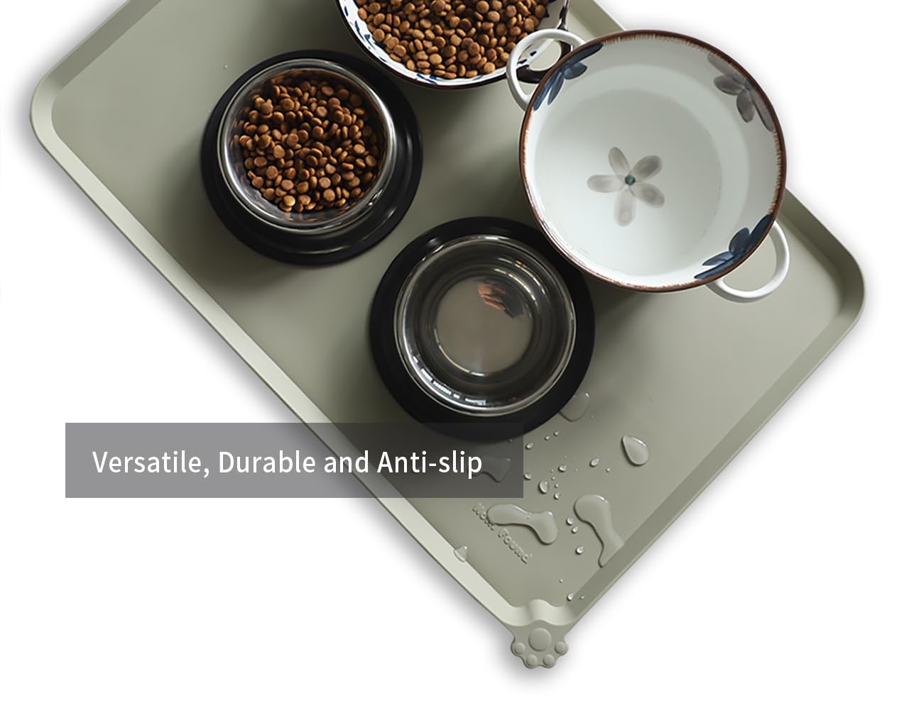 Hoki Found dishwasher-safe mat for quick post-meal cleanup