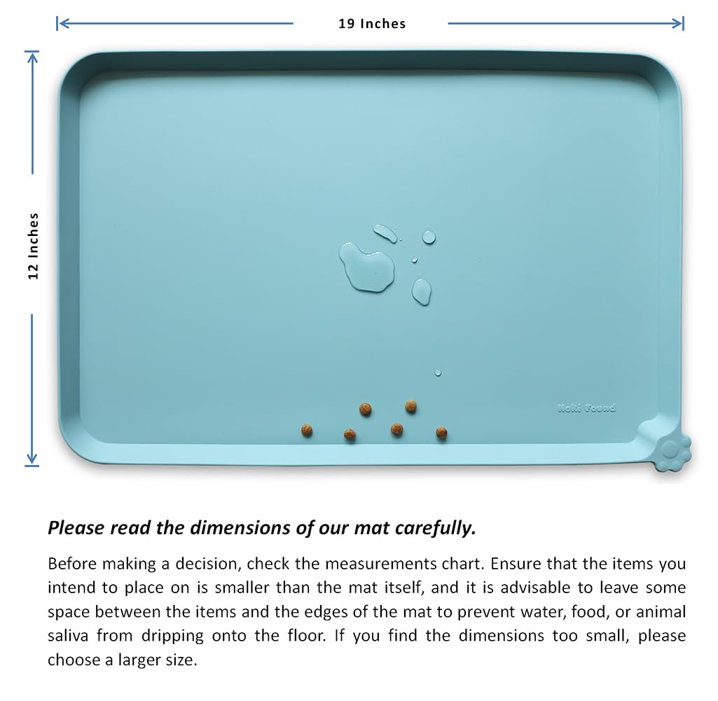 Hoki Found compact travel mat image suggests portable, non-slip feeding on trips