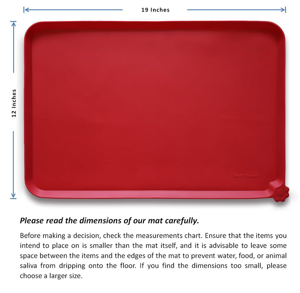 Hoki Found classic red travel-ready mat rolled for easy storage or trips.