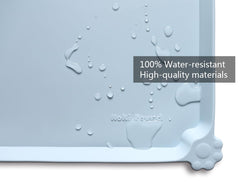 Hoki Found waterproof, dishwasher-safe mat cleans quickly after messy meals.