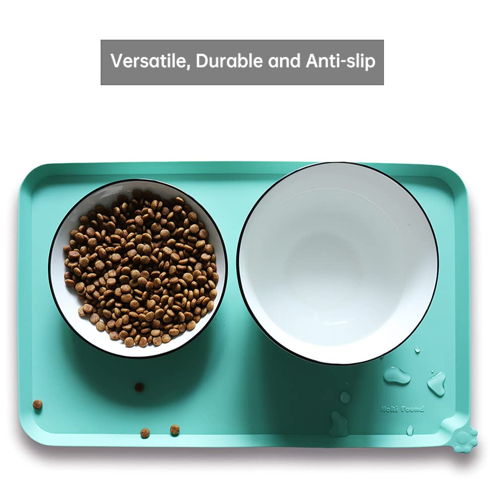 Hoki Found Cool Mint mat shows dishwasher-safe cleaning and quick drying.
