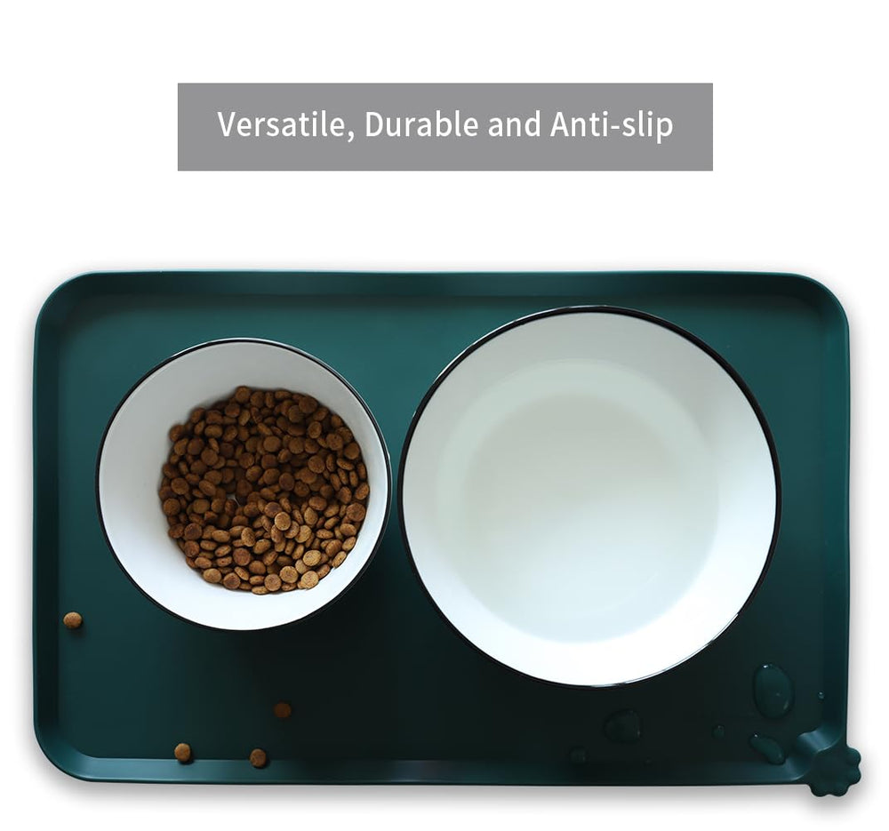 Hoki Found silicone mat dishwasher-safe design allows quick cleanup after meals.