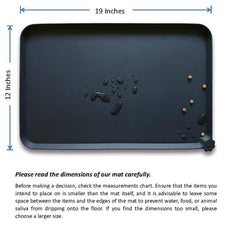 Hoki Found silicone pet food mats tray dishwasher-safe and quick-dry after meals