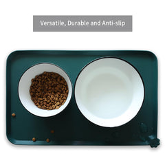 Hoki Found silicone mat dishwasher-safe design allows quick cleanup after meals.