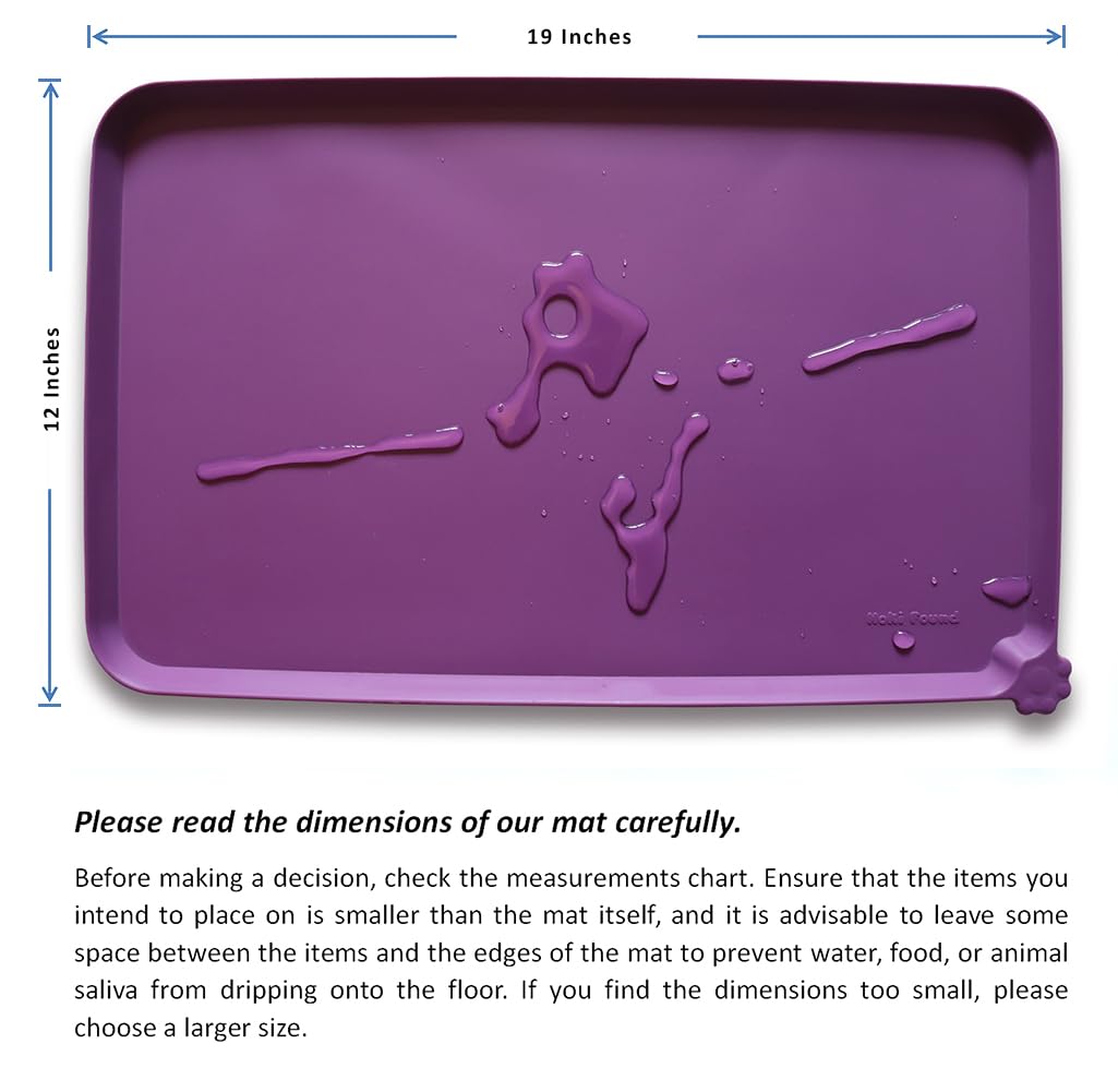 Hoki Found Eggplant mat dishwasher-safe for quick cleanup