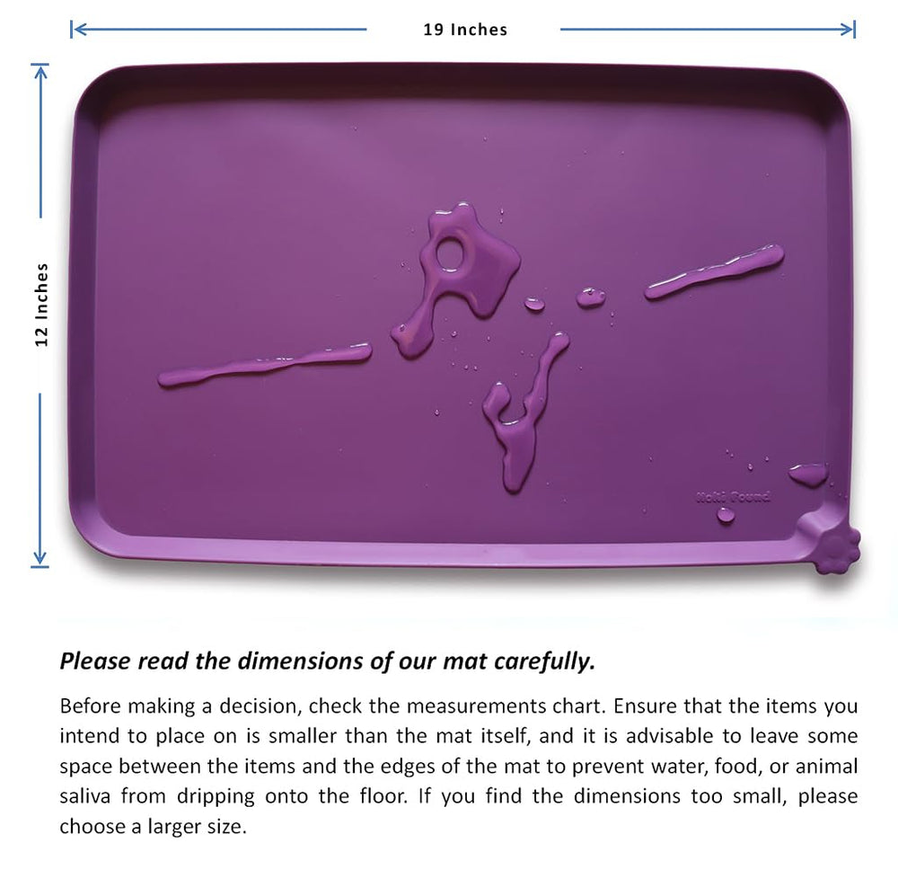 Hoki Found Eggplant mat dishwasher-safe for quick cleanup