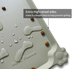 Hoki Found anti-slip mat keeps bowls steady on slick floors during pet meals.