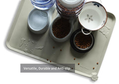 Hoki Found mat is dishwasher safe for quick cleaning.