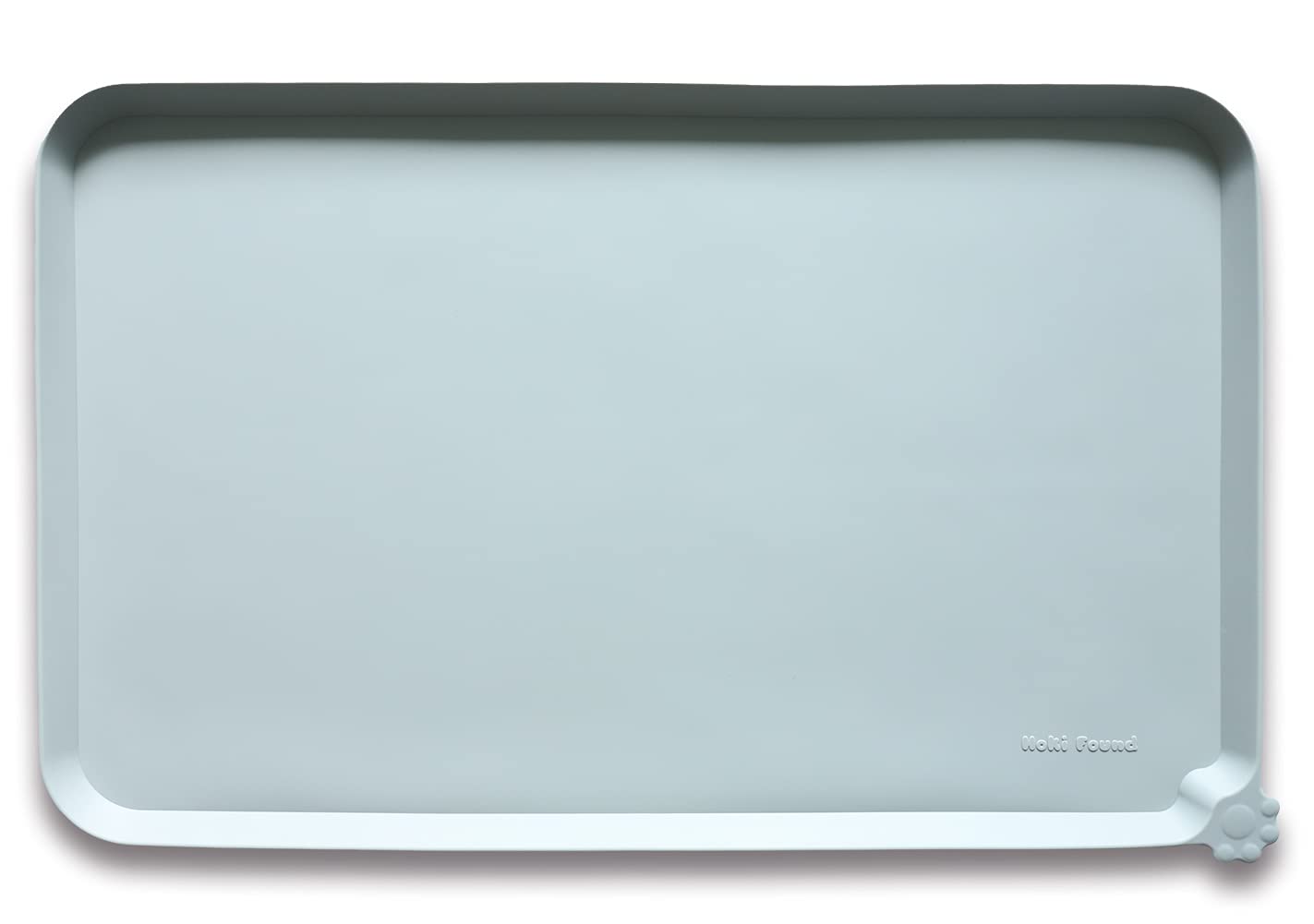 Hoki Found X-Large silicone mat bowl setup reduces spills.