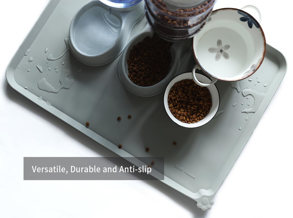 Hoki Found X-Large silicone mat is dishwasher-safe and easy to clean after meals.