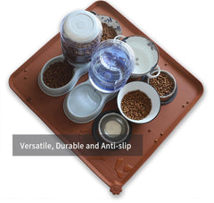 Hoki Found silicone mat caramel pristine cleaning, dishwasher-safe convenience