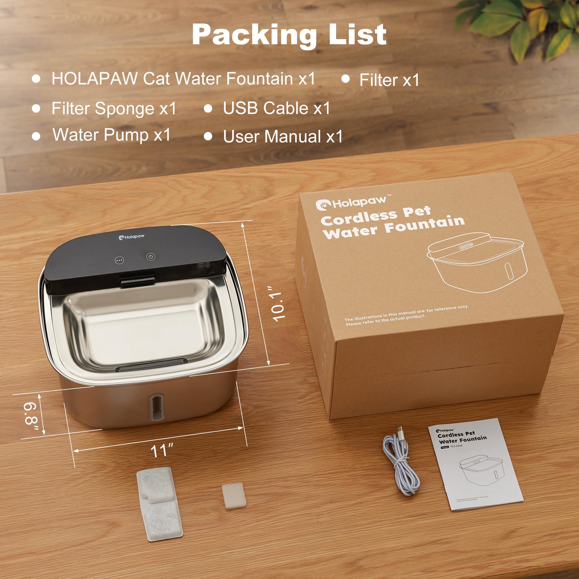 HOLAPAW large capacity is ideal for trips or power outages