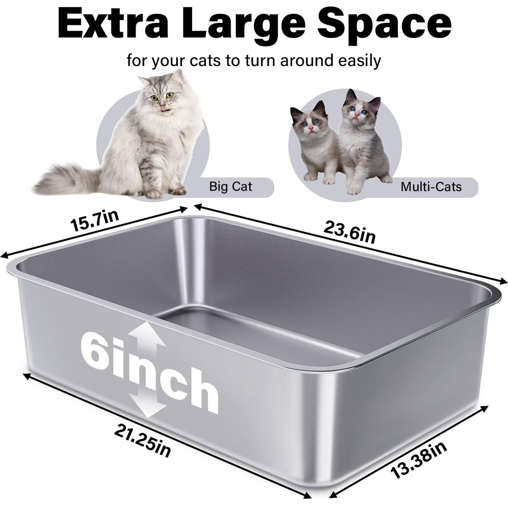 Holintan 3-pack top view highlights roomy interior for multi-cat sharing