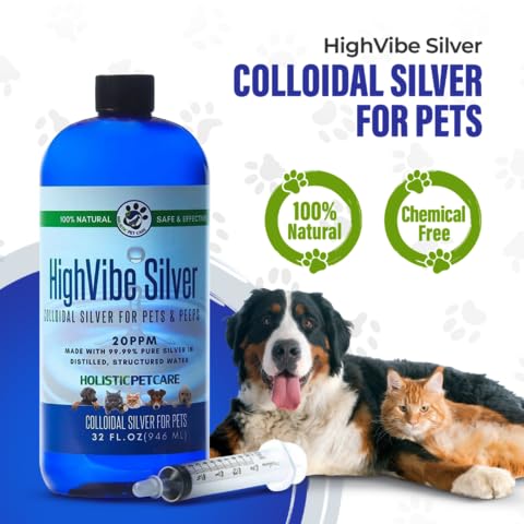 HOLISTIC PET CARE colloidal silver syringe-precision-application for targeted area treatment with minimal mess.