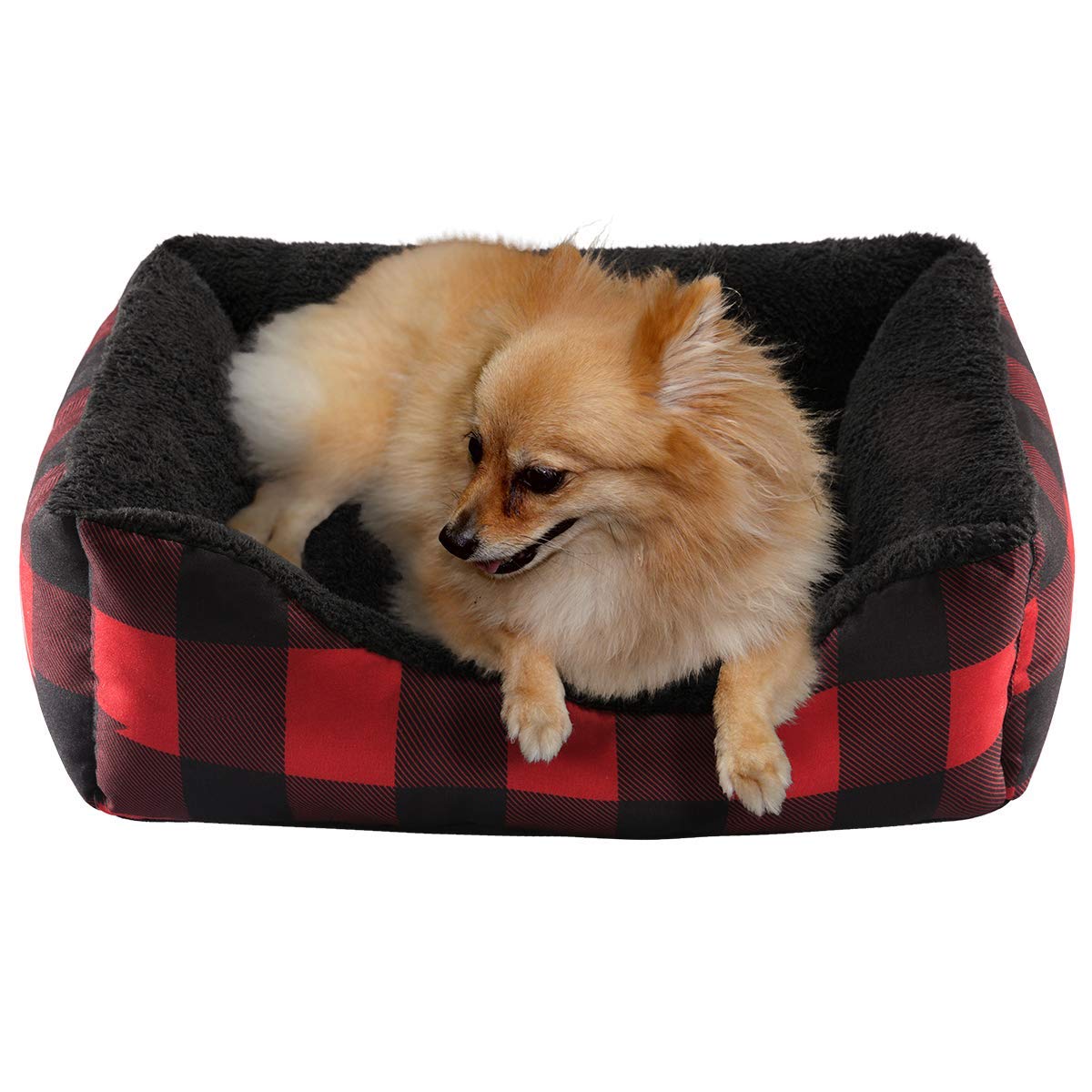 Hollypet compact bed ideal for small pets' cozy resting spaces.