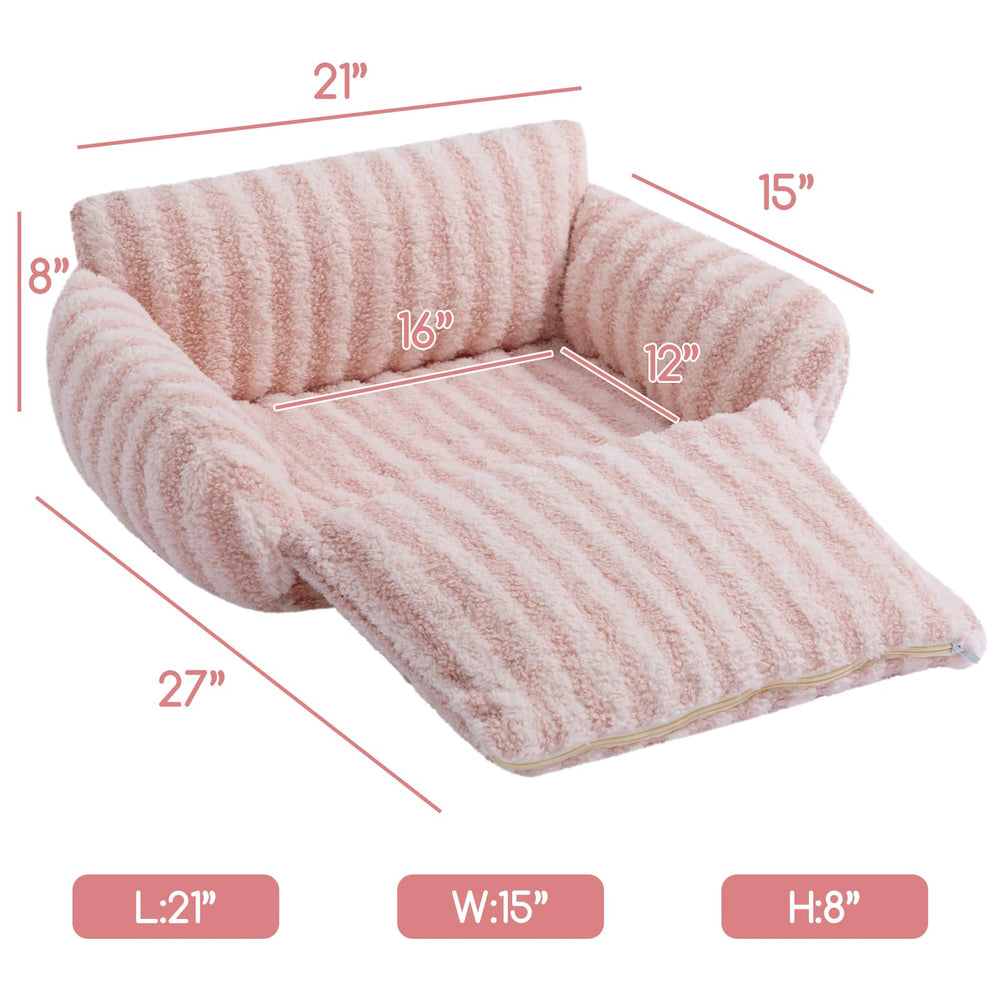 Hollypet cat bed egg-crate foam support promotes relaxed muscles and joints