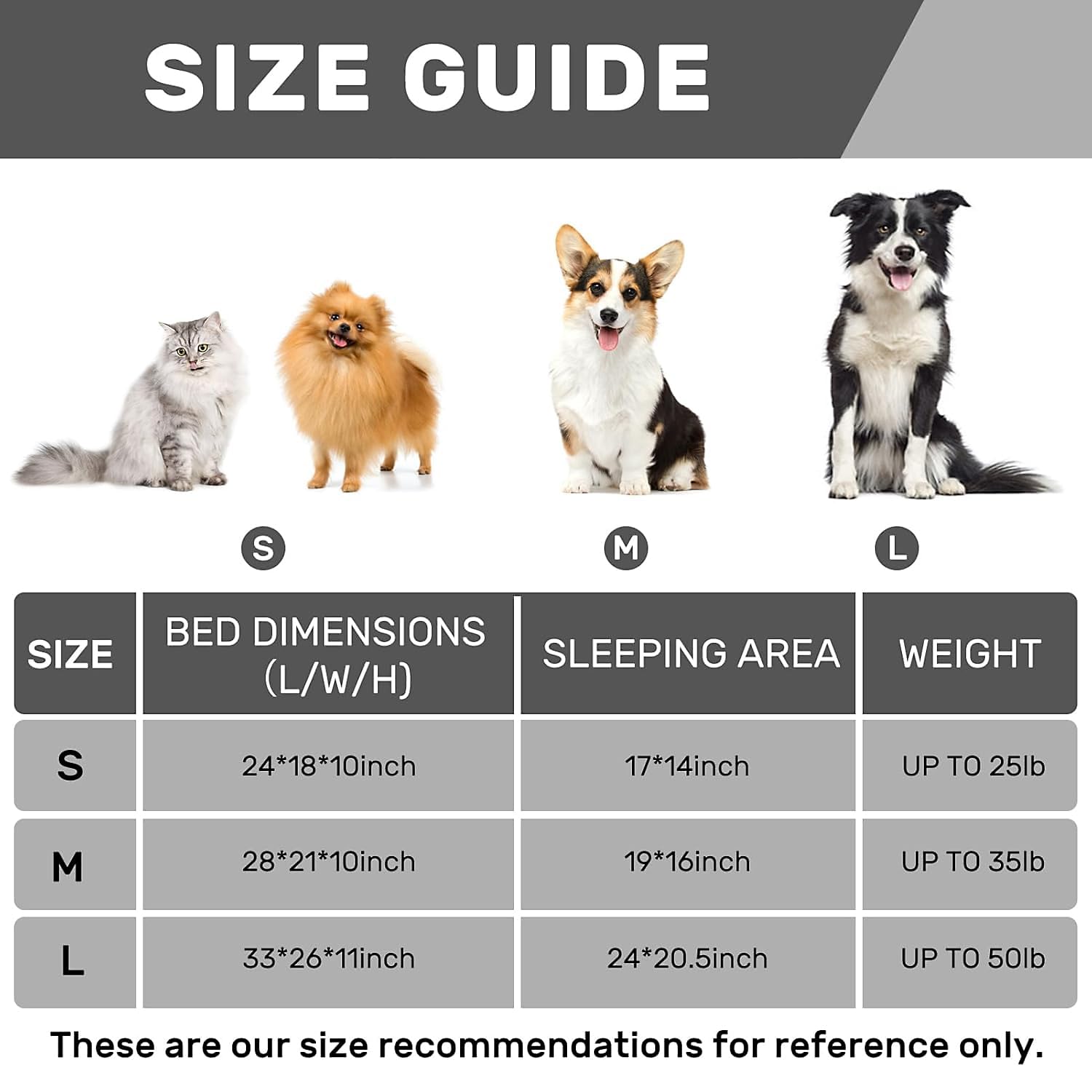 Hollypet Fluffy Plush Pet Couch suitable for small cats and dogs up to 25 lbs.