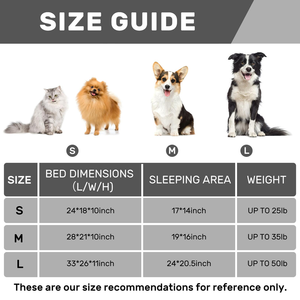 Hollypet fluffy plush pet sofa bed packaging and assembly guide