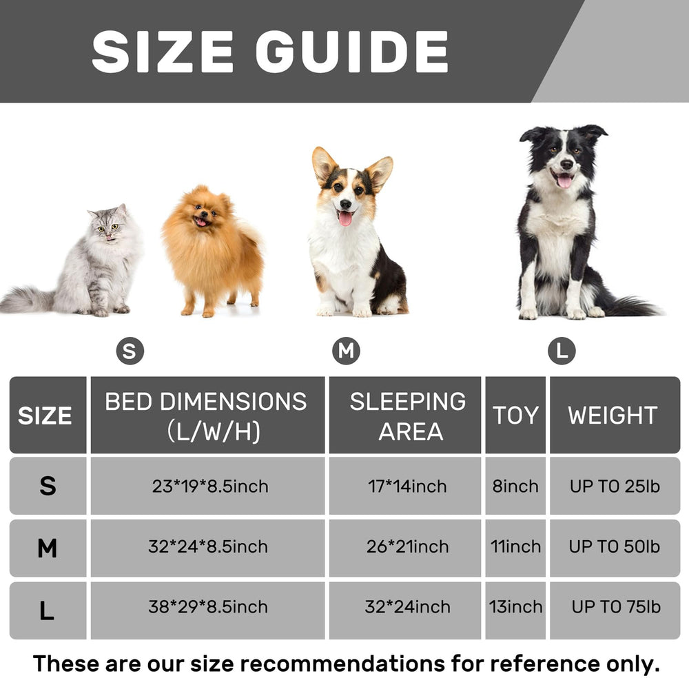 Hollypet-medium-dog-bed-in-living-room demonstrates versatile placement options.
