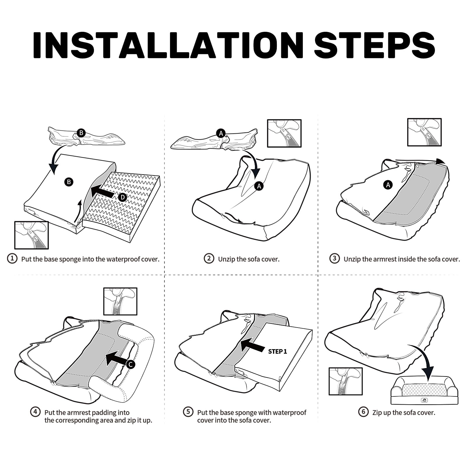 Hollypet Orthopedic Bed non-slip bottom keeps the bed in place