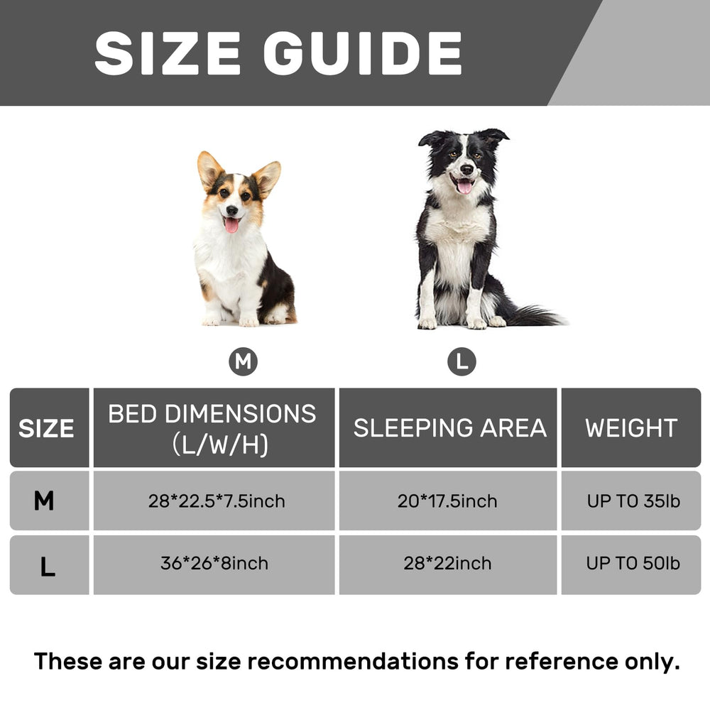 Hollypet Orthopedic Bed vacuum-pack arrival and quick expansion ready to use
