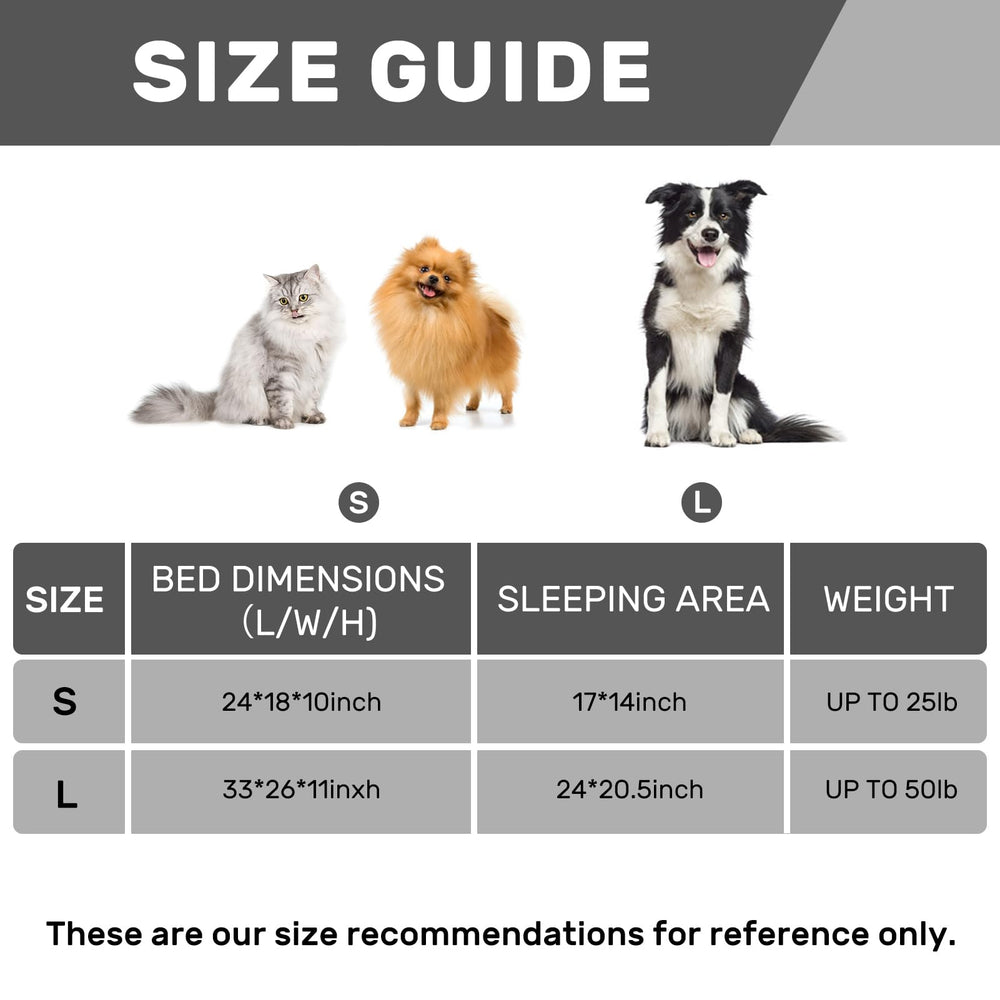 Hollypet pet couch vacuum-packed-delivery shows convenient shipping and quick setup.