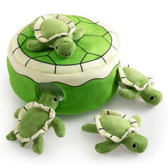 Hollypet squeaky dog toy interactive turtle shell for engaging play sessions