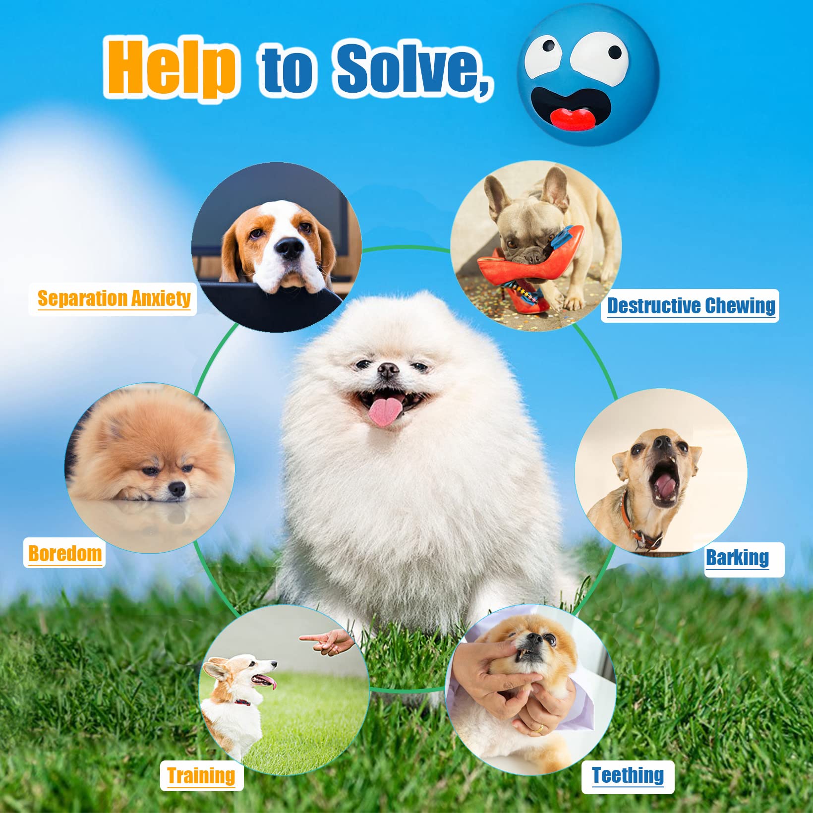 HOLYSTEED compact mini-dog toy promotes interactive fetch and retrieval