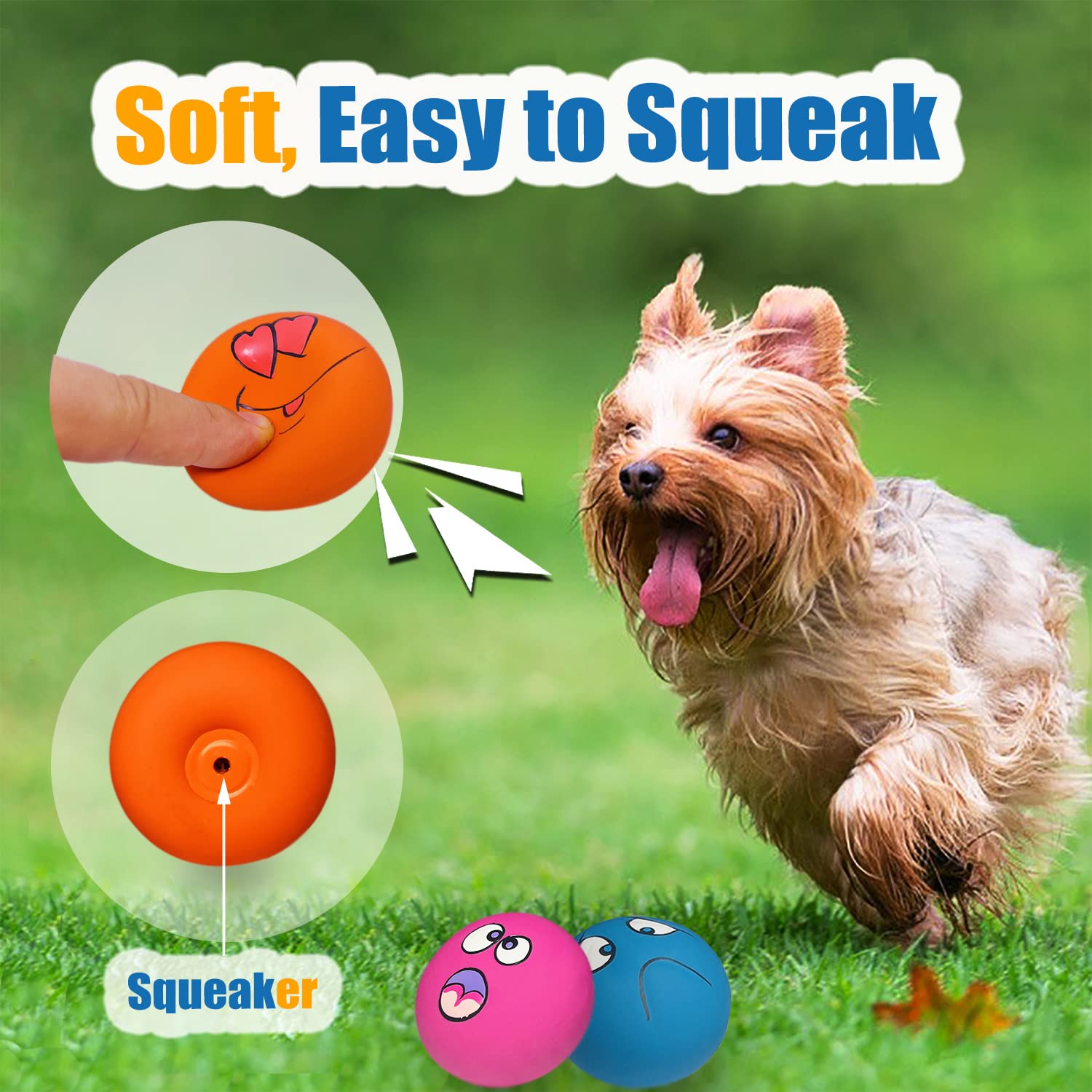 HOLYSTEED 6-pack brings bright colors that help with visual tracking during indoor or outdoor play