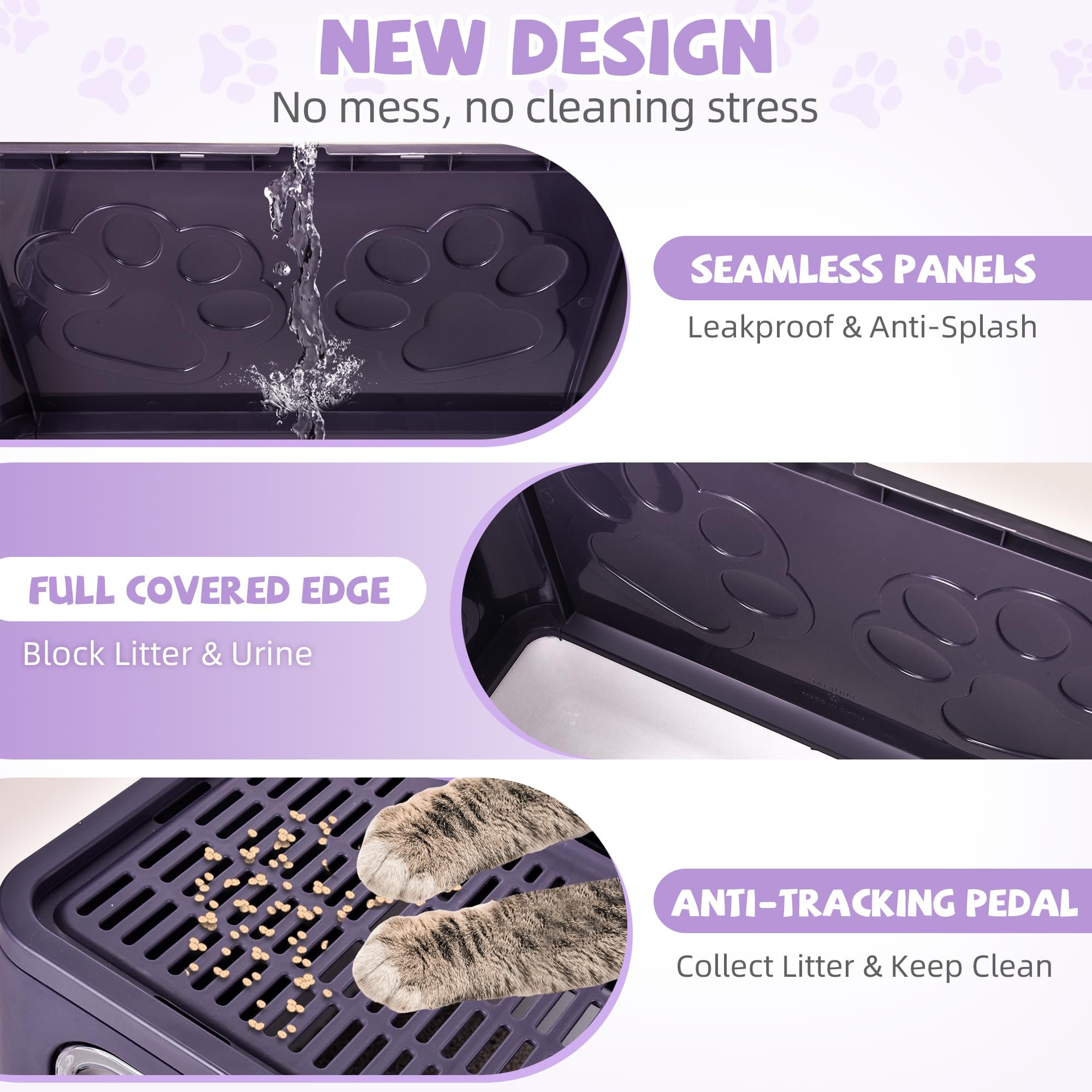 Homagico odor-control-enclosure-purple highlights enclosed privacy and odor suppression.