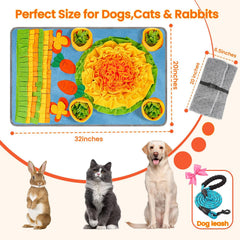 HOMAGICO Snuffle Mat layer close-up showing varied hiding spots for treats.