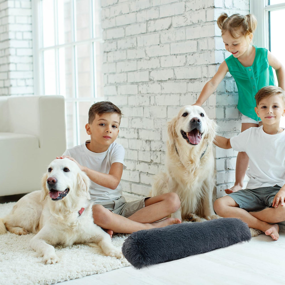 HOMBYS 25x8x4 dimensions dog pillow diagram, size suitability