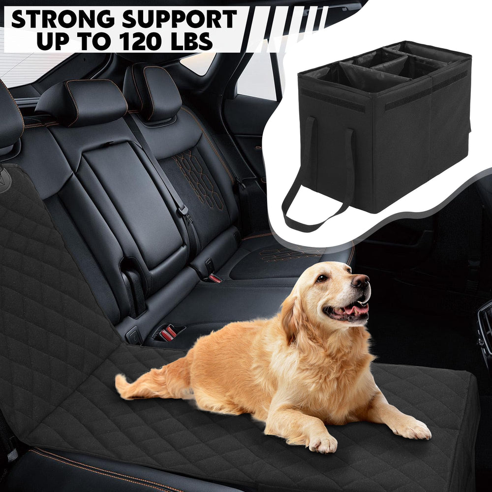 HOMBYS back seat extender storage compartments keep gear organized