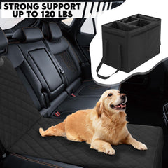 HOMBYS back seat extender storage compartments keep gear organized