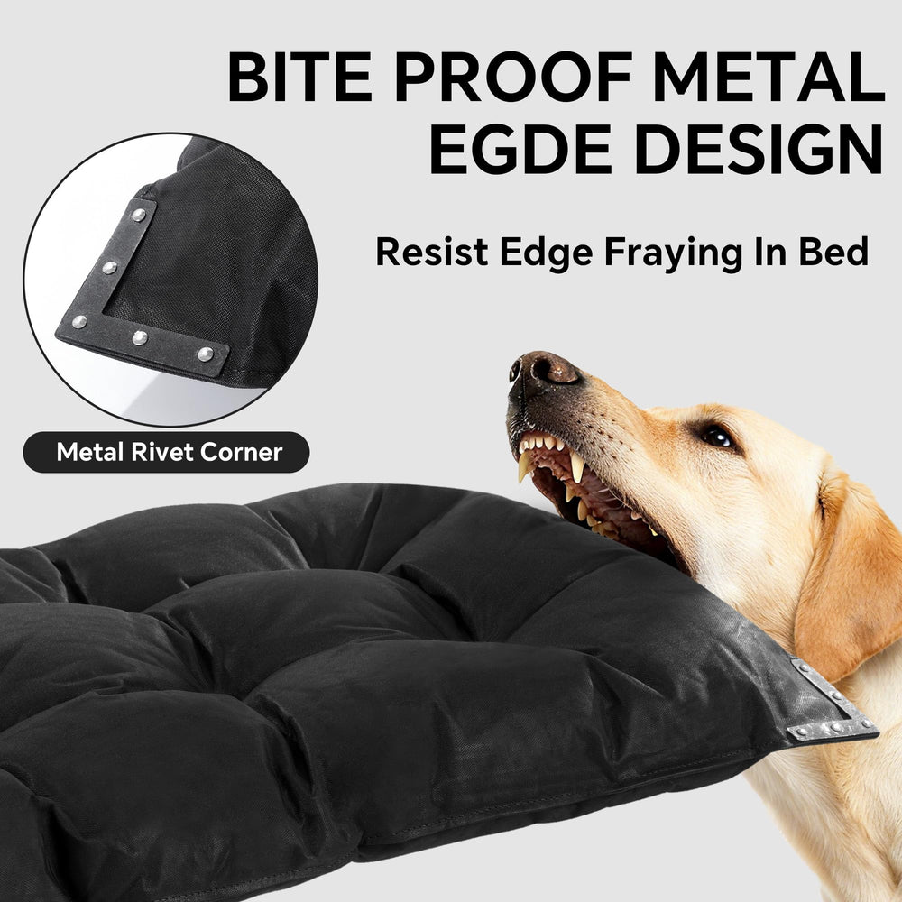 HOMBYS chew-proof bed waterproof inner layer keeps surfaces dry and clean.
