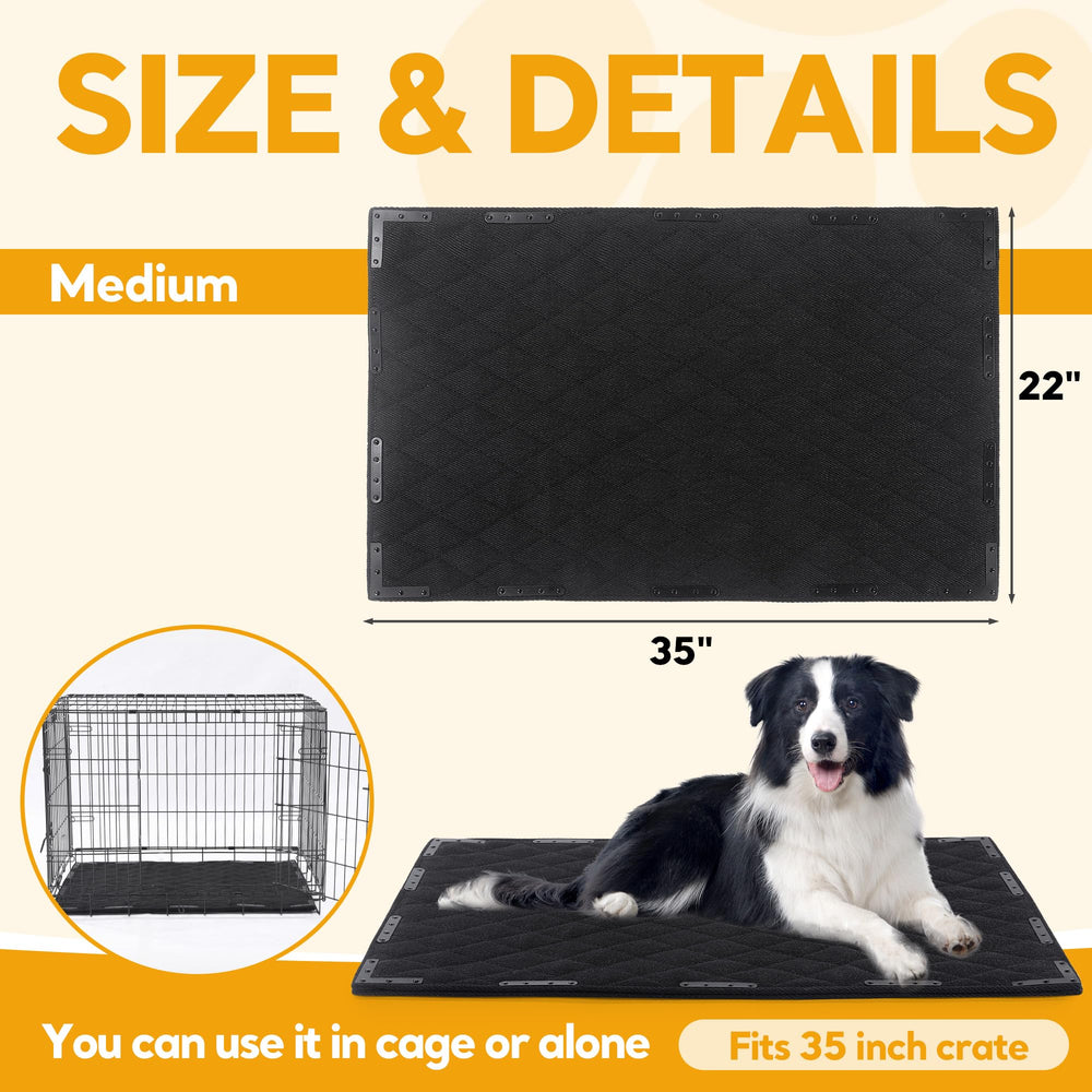 HOMBYS chew-proof dog bed mat portable for travel and on-the-go use.