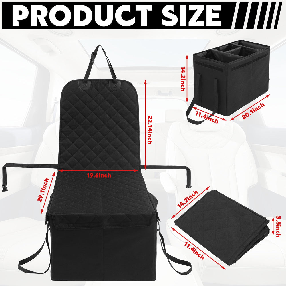 HOMBYS dog-friendly car-trip organization with accessible storage