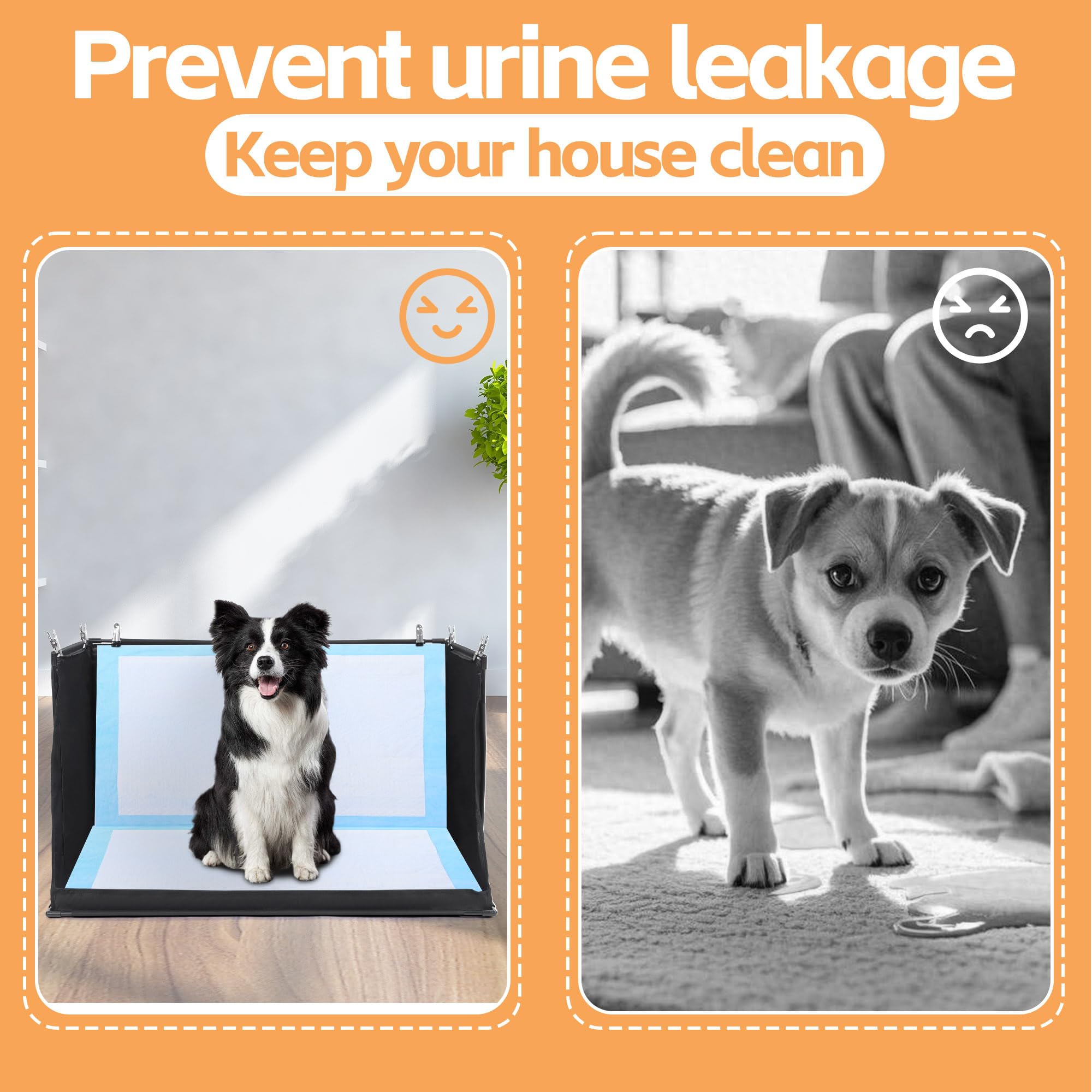 HOMBYS dog-pee-pad-holder-foldable-design emphasizes compact storage after training.