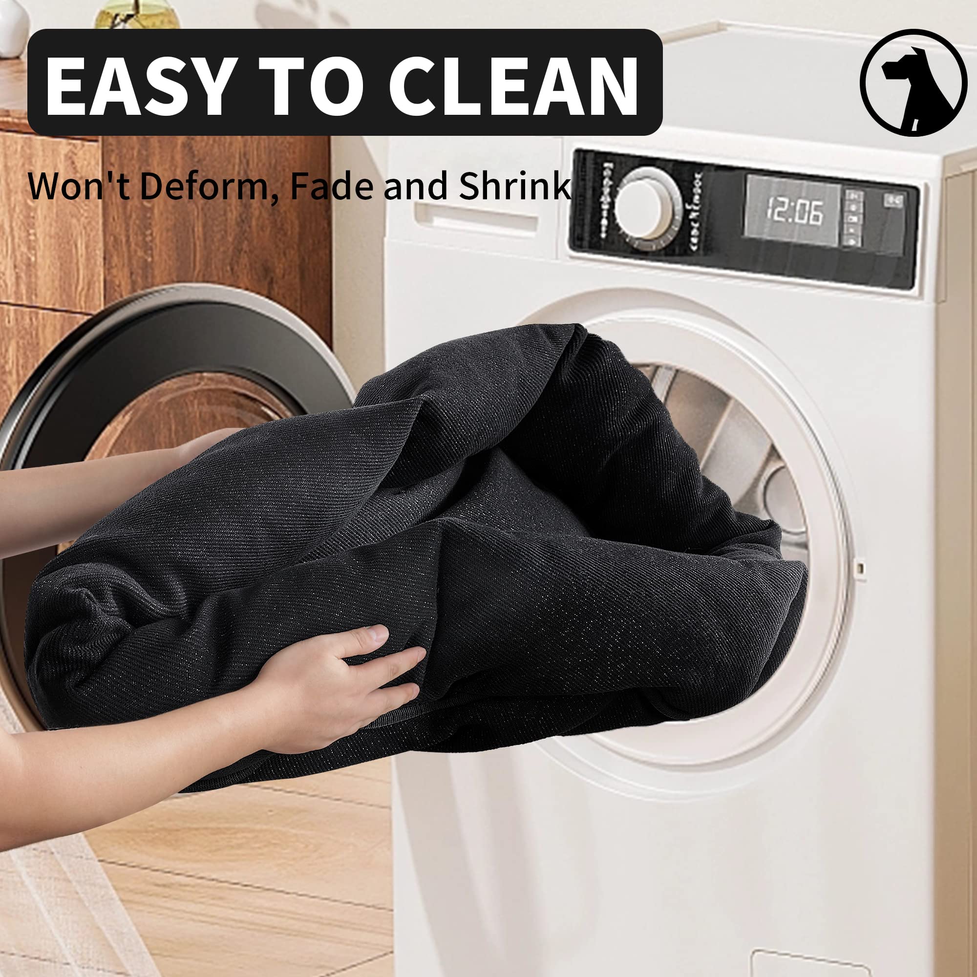 HOMBYS indestructible bed eco-friendly fill promotes comfortable support.