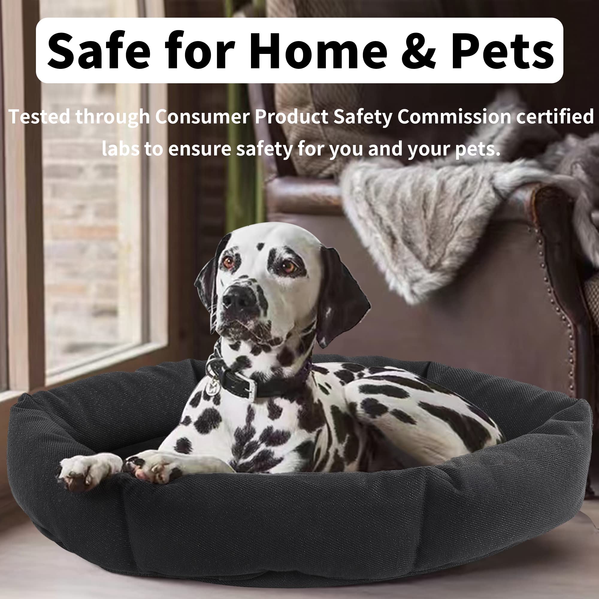 HOMBYS indestructible bed machine washable feature for easy cleaning.