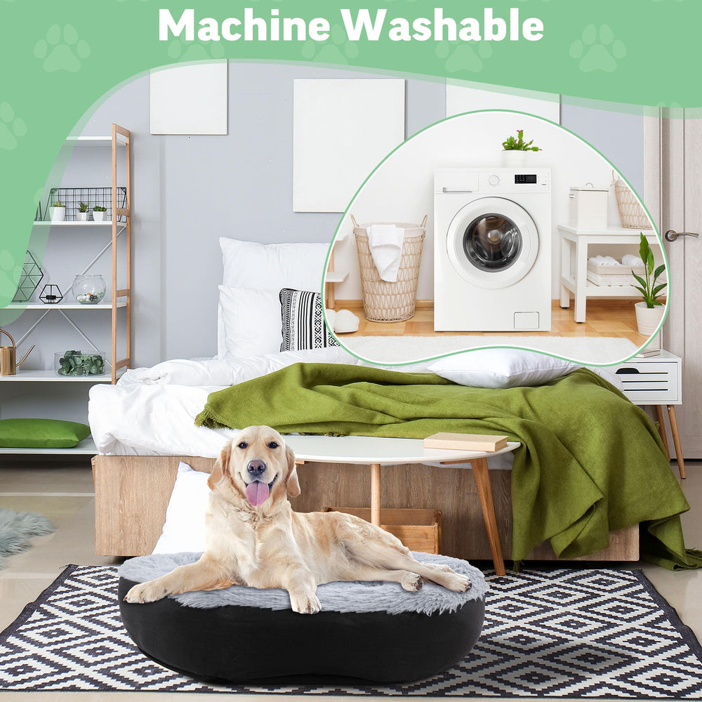 HOMBYS Indestructible Dog Bed provides care instructions for easy washing.
