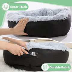 HOMBYS Indestructible Dog Bed highlights water-resistant lining guarding against accidents.