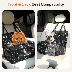 Homcolorful dog car seat durable Oxford fabric with waterproof lining