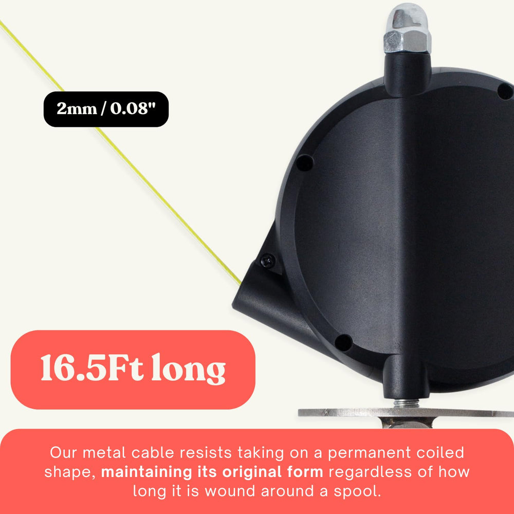 Home in Bold anti-kink technology prevents tangling for safer, smoother yard and walk time.