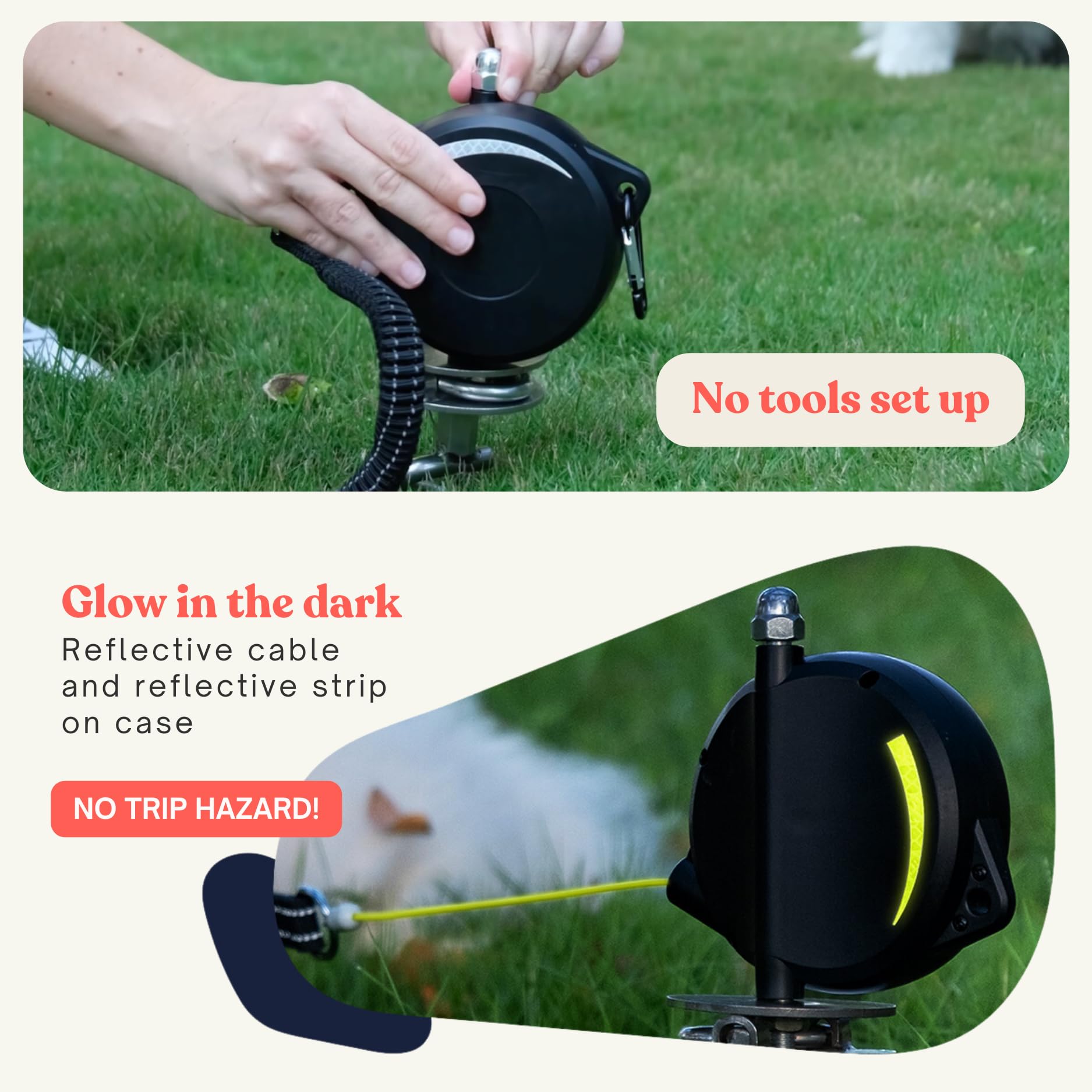 Home in Bold 2mm metal cable with weatherproof PVC delivers lasting durability.