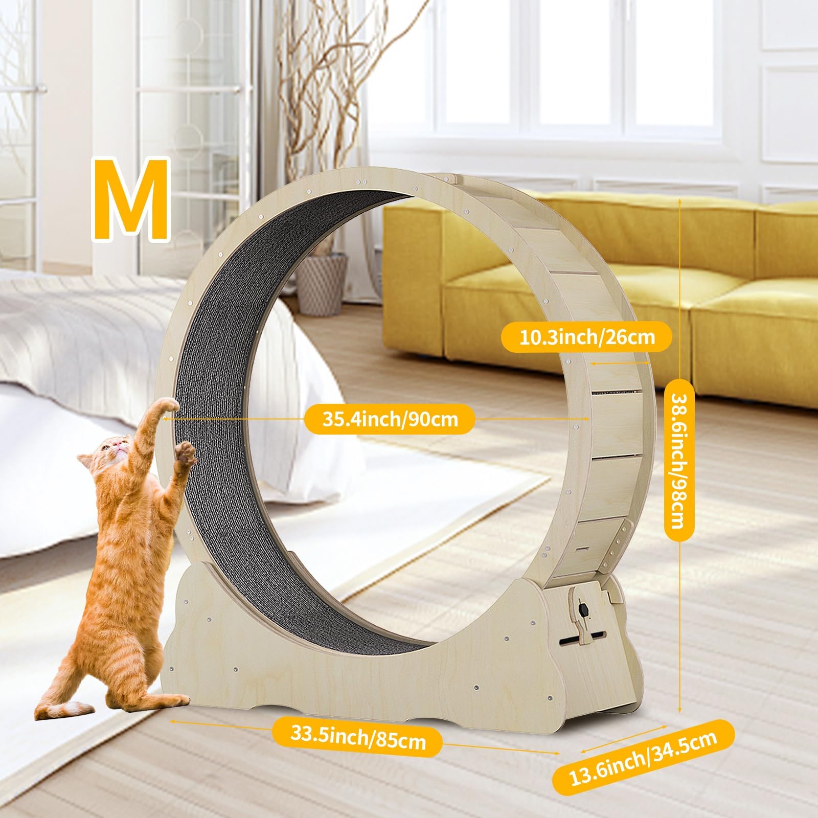 Homegroove thickened scratch pad is removable for easy cleaning between sessions.