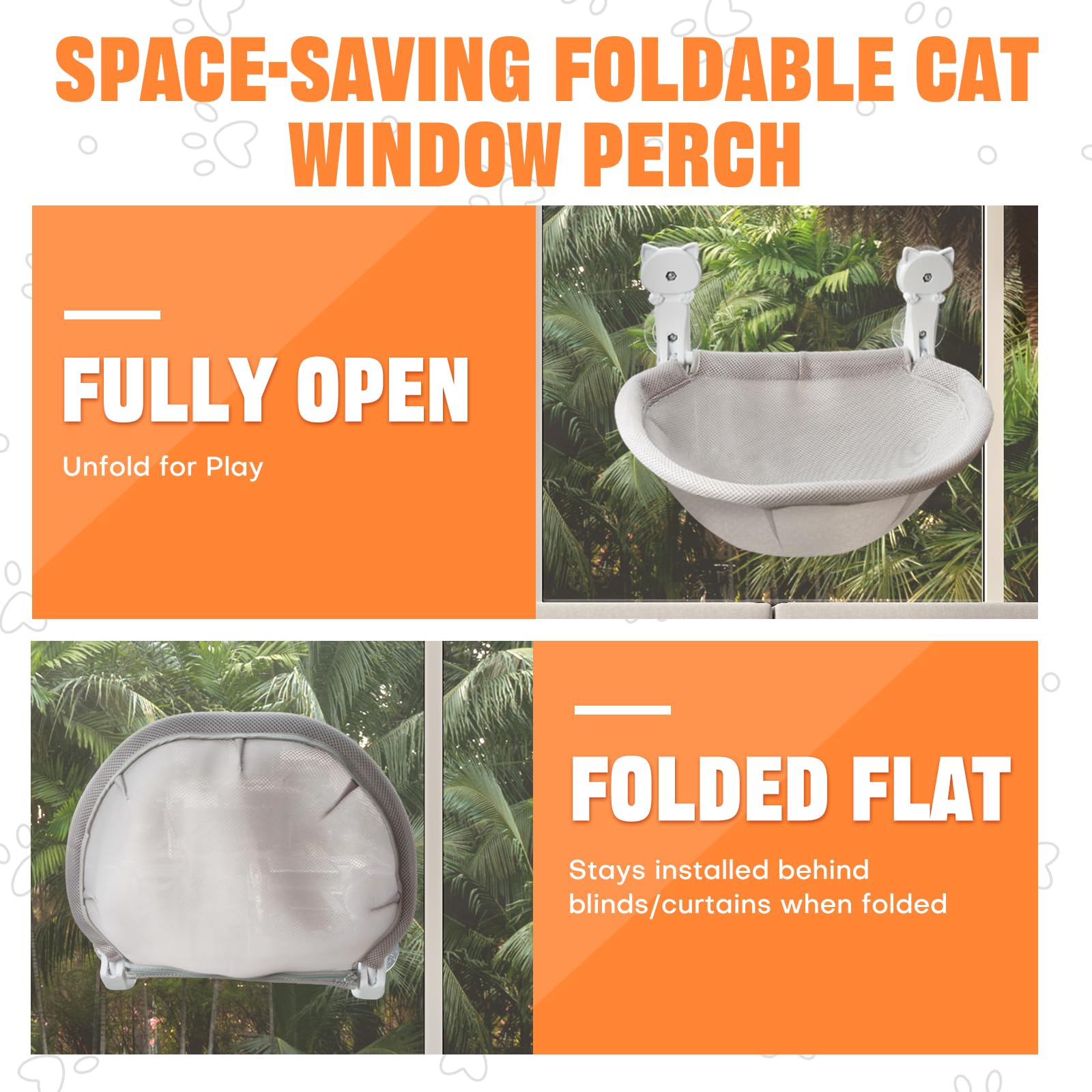 Homegroove Metal-frame window perch supports up to 40 lbs.