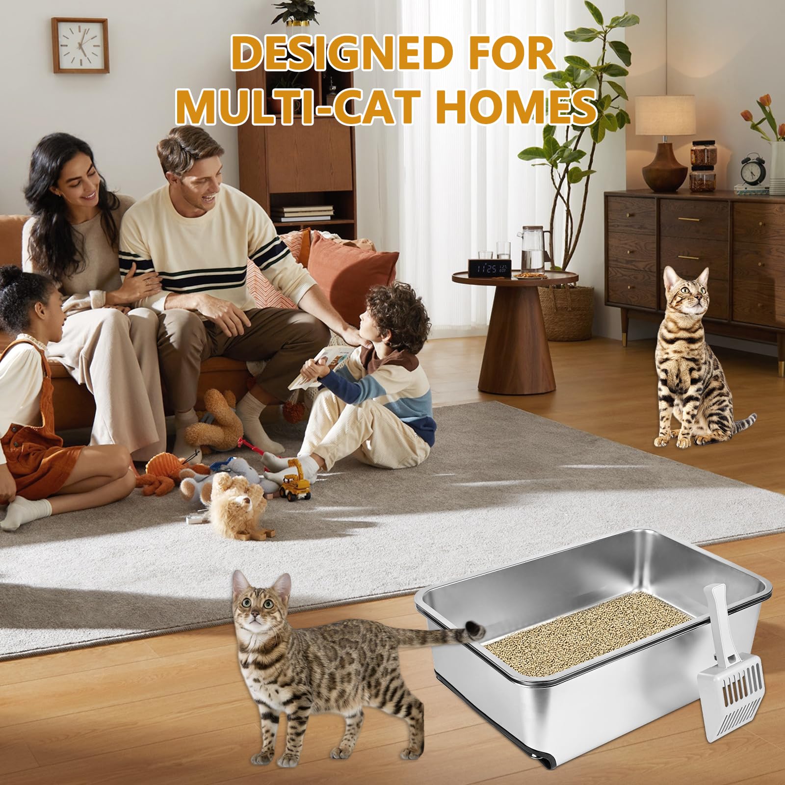 homegroove includes urine pads and scoop for odor control and cleanup