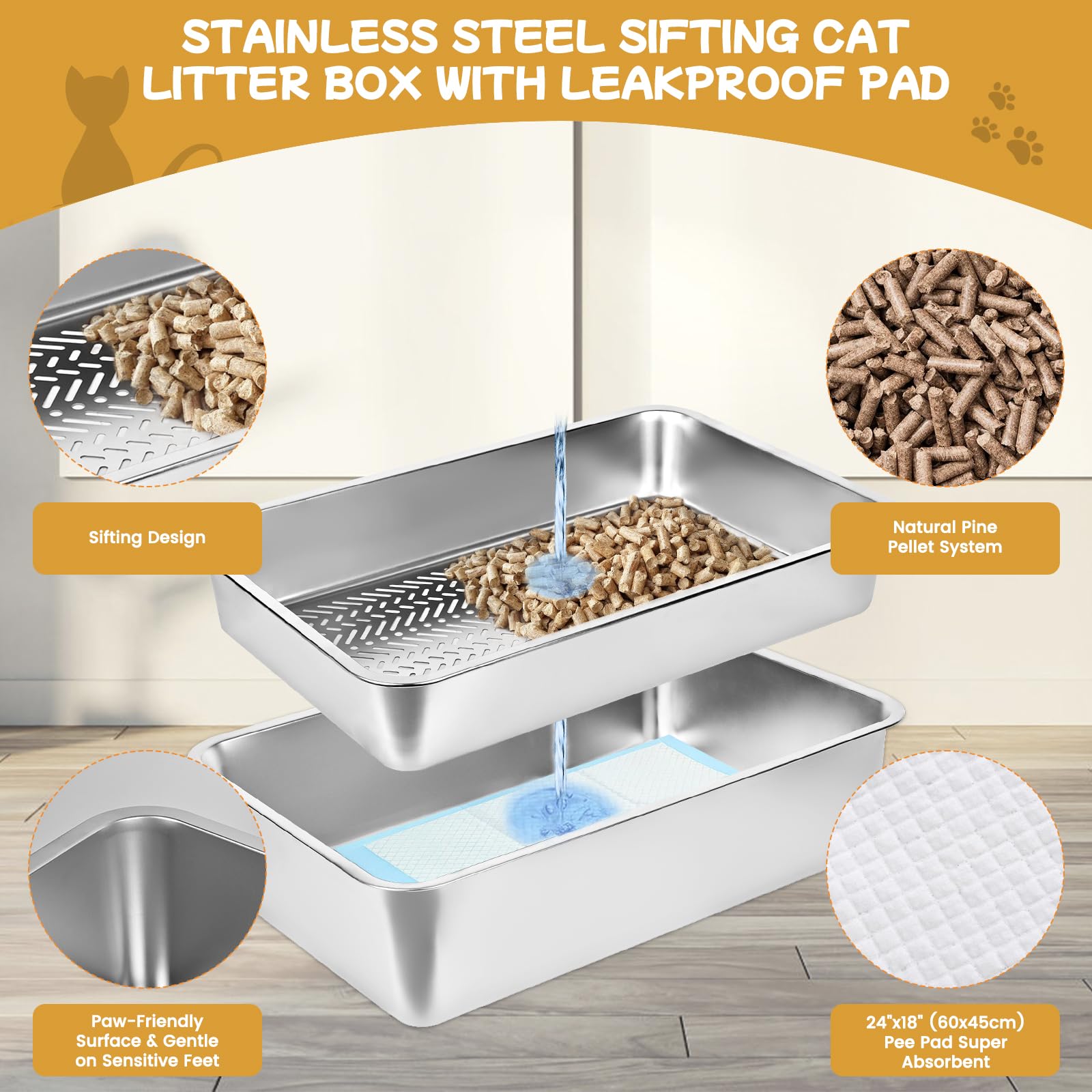 Homegroove pine pellet compatibility image demonstrates pellets on top with sawdust below
